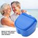 Denture Box for Artificial Teeth | Storage Box with Filter Sieve - Dark Blue | Ideal for Denture Care & Dental Devices - Buy Online on SooperMarket.com