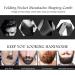 Folding Stainless Steel Beard Comb with Round Teeth - Pocket Size for Household, Barber & Salon Use (2#) - Buy Online on SooperMarket.com