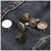 6 Pcs Adjustable Jean Button Pins for Pants - No Sew, No Tools Required | Instant Waist Tightener for Jeans | Reusable and Simple Installation (Style 1) - Buy Online on SooperMarket.com