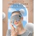 Aroma Season Cordless Heated Eye Mask - Washable & Portable Electric Warm Compress for Dry Eyes, Stye, Blepharitis - Gray - Buy Online on SooperMarket.com