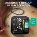 QGUGU Blood Pressure Monitor - Automatic Upper Arm BP Machine with Adjustable Digital Cuff Kit, Backlit Display, 240 Sets Memory - USB Cord & Carrying Case Included - Black - Buy Online on SooperMarket.com