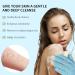 Reusable Blue Exfoliating Glove - 2pc Set for Body Scrubbing and Dead Skin Removal - Buy Online on SooperMarket.com