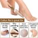 PrettyClaw Callus Remover Foot File - Pedicure Tool for Dead Skin & Corn Removal with 3 Blades, Free Pouch & Nail File - Buy Online on SooperMarket.com