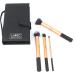 Kabuki Makeup Brushes Set 4pc LaRoc - Complete Beginner Collection | Contour Brush Foundation Brush Detailing Brush Buffing Brush Liquid & Powder Face Make-Up Brush Set - Buy Online on SooperMarket.com
