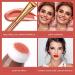 Gireatick Liquid Beauty Wand Set: Matte Cheek Blusher, Contour Highlighter, Bronzer Stick with Cushion Applicator - Long Lasting, Natural Shimmer, Silky Cream Makeup - Buy Online on SooperMarket.com