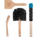 Peatys Complete Bicycle Cleaning Brush Set, Eco Friendly, Durable, Beech Wood Brushes for use on Mountain Bike, Road Bike and Gravel Bike, Drivetrain Bike Brush, Tyre Brush Single
