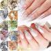 SUMAJU 10 Rolls Gold Silver Nail Foils Mesh Sticker Tape for DIY Nail Art Decorations - Buy Online on SooperMarket.com