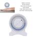 Inclinometer Good Sealing Bubble Therapy Inclinometer Scratch Resistant Clean Easy Rotation Non Leak for Students Professionals for Measure Motion Range (Blue) - Buy Online on SooperMarket.com