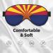 Arizona Flag Soft Sleep Eye Mask | Breathable Travel Eye Patch for Women | Perfect Relaxation Gift - Buy Online on SooperMarket.com
