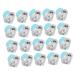 20PCs Professional strength dental polishing cream safe improved tooth protection dental white white cream for oral care (blue)