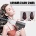 Cordless Hair Dryer Portable Lightweight Fast Drying Hairdryer Blowdryer Constant Temperature 5000mAh Batterry 6 Speed Adjustment Hairdryer for Home Camping (US Plug) US Plug Coffee - Buy Online on SooperMarket.com