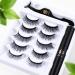 Premium Magnetic Eyelash Kit with 5 Pairs of Reusable Lashes and Advanced Eyeliners - Strong Hold and Easy Application - Buy Online on SooperMarket.com