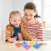25 Colorful Wooden Circles - Perfect Roundabout for Children's Festivals Birthdays & Party Bag Fillers | International Shipping - Buy Online on SooperMarket.com