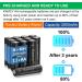 Rechargeable AA Batteries - Long-Lasting Pre-Charged Household Batteries - 12 Count for All Devices - Buy Online on SooperMarket.com