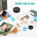 5g Cosmetic Containers 50pcs Sample Jars with Lids (Black) - 50 Count Makeup Sample Containers - Buy Online on SooperMarket.com