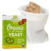 Active Dried Yeast and Linen Bread Bag Bundle Containing Organic Bioreal 5x9g Active Dried Yeast and A Bo Weevil 30 x 40cm Organic Linen Bread Bag