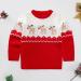 ESHOO Kids Christmas Deer Print Knit Sweater - 3-4 Years (Deer-red) - Buy Online on SooperMarket.com