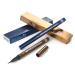 Vtrem 2 Pack Blue Eyeliner Pencil - Waterproof Navy Blue/Light Brown Liquid Eyeliner Pen Set for Smudge Proof, Long Lasting Makeup - Korean Glitter Liner Tools - Buy Online on SooperMarket.com