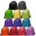 Drawstring Bags 36 Pcs String Bag Backpack Cinch Bag Draw String Back Sack Nylon Drawstring Bag 12 Colors 12 Colors 36