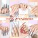 Modelones Poly Nail Gel Kit 8 Colors with 48W LED Nail Lamp - Professional Manicure Kit for Valentine's Day - Buy Online on SooperMarket.com