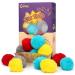 Chiwava 24PCS Catnip Furry Cat Toys Ball Soft Pom Pom Balls - Kitten Chase Quiet Play - Assorted Color - Buy Online on SooperMarket.com