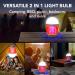Boundery Bug Zapper Light Bulb - Fast Mosquito Elimination | USB Rechargeable IPX6 Waterproof LED Zapper | Portable with 4 Light Modes - Buy Online on SooperMarket.com