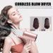 Cordless Hair Dryer Portable Batterry Hairdryer Constant Temperature Hair Styling Tool Quick Drying Hair Care Dryer Quick Constant Temperature Hair Care Shower Mirrors (US Plug) US Plug Rose Gold - Buy Online on SooperMarket.com