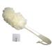 Mesh Soft Puff Body Soft Brush Long Handle Shower Bath Sponge Seniors Elderly Disabled Patients Pregnant Arthritis Sufferers Ladies Grandparents (White)