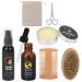 Kosdfoge 7-Piece Partial Beard Care Set for Men | Shampoo Oil Balm Brush & More | Perfect Christmas Gifts for Fathers - Buy Online on SooperMarket.com