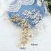 Handcess Bride Wedding Crystal Headband Silver Flower Pearl Headpiece Leaves Rhinestone Bridal Hair Accessories for Women and Girls (Silver) - Buy Online on SooperMarket.com
