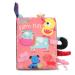 SOSPIRO Baby Cloth Books Quiet Book for Toddlers Soft Baby Books with 3D Animal Tails Safe Nontoxic Early Learning Babies First Books Gifts for 0-3 Year Old Toddlers(Farm)