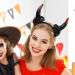 Cabilock Sheep Horns Headband Gothic Sheep Horn Hairbands Devil Horn Headband Animal Cartoon Show Headdress Photo Props for Fancy Dress Cosplay Costume - Buy Online on SooperMarket.com