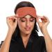 Haskirky Light Blocking Eye Mask Breathable and Adjustable Adult Men and Women Travel on Business Trips Yoga Meditation Light Smooth Comfortable Eye Mask Office Deep Sleep Goodies Pure Plain Brown - Buy Online on SooperMarket.com