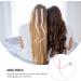 10pc Straight Hair Extensions Ponytail Wigs High Temperature Fiber Clip Hairpiece Women Girls Party Highlights Pink - Buy Online on SooperMarket.com