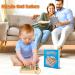 Norbase Montessori Busy Board with LED | Educational Toys for Kids 1-3 Years | Perfect Wooden Gifts for Young Girls - Buy Online on SooperMarket.com