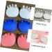Silicone Toe Spacers - 1 Pair for Bunion Relief and Nail Polish - Pinky Dividers for Varus and Valgus - Men and Women's Foot Care Tool - Buy Online on SooperMarket.com
