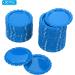PATIKIL 1 Inch Flat Decorative Bottle Caps 50 Pack Craft Bottle Pendant Trays Double Sides Printed for DIY Pendants Craft Scrapbooks Blue - Buy Online on SooperMarket.com