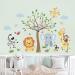 Decalmile Jungle Animals Wall Decals - Nursery and Kids Room Wall Stickers - Buy Online on SooperMarket.com