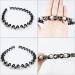 Faux Pearl and Rhinestone Headband Wavy Plastic Hairband Stretchy Beaded Hair Hoops for Women Girls Hair Styling Accessories - Buy Online on SooperMarket.com