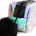 Phogary Sparkle Mermaid Sequin Cosmetic Bag - Reversible Double Color Handbag for Girls & Women | Silver & Pink M ppchen - Buy Online on SooperMarket.com