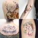 Oottati Fairy Tales Animal Temporary Tattoo Kit - Pink Unicorn Swan Deer Elf Wolf Owl Eagle Elephant Sun Flower Arm - 12 Sheets - Buy Online on SooperMarket.com