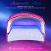 Lavinda 48W Rechargeable UV LED Nail Lamp - Cordless & Wireless Professional Nail Dryer for Acrylic Gel Nails - Multicolor - Buy Online on SooperMarket.com
