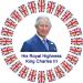 Holly Cupcakes 24 King Charles Pre Cut Cake Toppers- Made with love in the UK - Buy Online on SooperMarket.com
