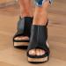 Foldap Women's Platform Wedge Sandals - Espadrille Slip-On Summer Slides | Casual Walking Shoes - Buy Online on SooperMarket.com