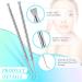 Chumia Eyelash Lift Perm Tool Set - 2 Stainless Steel Lash Separator & Tint Rods for Eyelash & Eyebrow Perming Curling & Extensions - Premium Silver Tools - Buy Online on SooperMarket.com