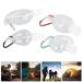 Portable Travel Bottles Set - 50ml Leakproof Keychain Bottles for Soap Shampoo & Conditioner - Refillable Transparent Plastic - Buy Online on SooperMarket.com