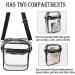 WEDDINGHELPER Clear Crossbody Purse with Inner Pocket - Stadium Approved for Concerts, Festivals, Sports Events - Buy Online on SooperMarket.com