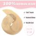 Vlasy Clip in Human Hair Extensions - 20 Inch 613# Light Golden Blonde - 7 Pieces Seamless Thick Weft Hair Extensions for Women - Buy Online on SooperMarket.com