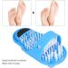 Shower Foot Scrubber for Simple Feet Cleaning Foot Washer for Shower Floor Mat with Suction Cups Removes Dead Skin Improves Relieves Pressure Blue - Buy Online on SooperMarket.com