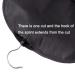 2PCS Portable Hair Extension Holder with Wooden Hanger - Dust-proof Storage Bags for Human Hair and Wigs (Black) - Buy Online on SooperMarket.com